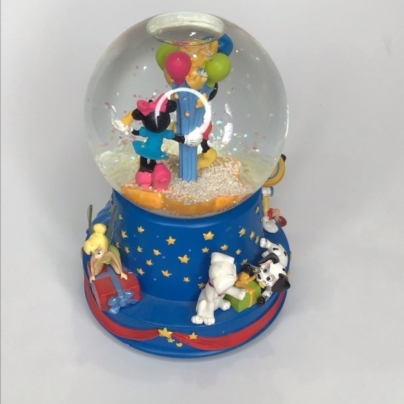 WALT DISNEY Hallmark 100th Birthday Musical Water Globe. - Picture 2 of 10